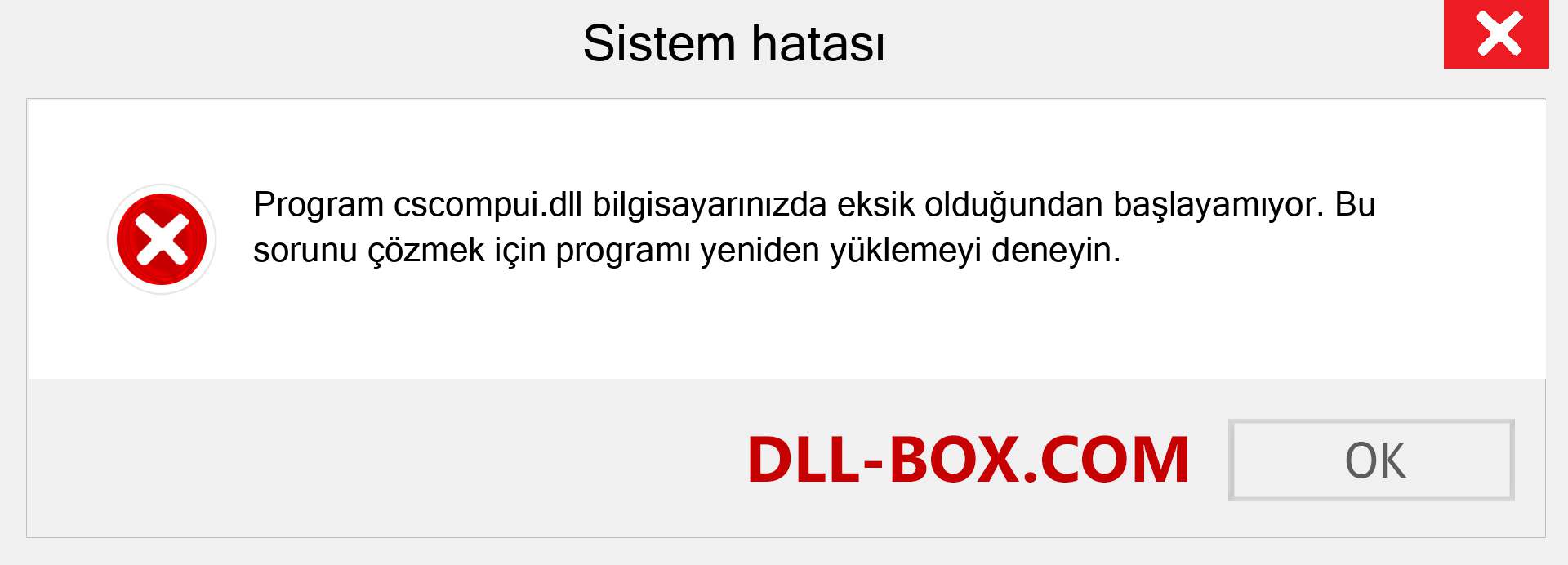 cscompui.dll dosyası eksik mi? Windows 7, 8, 10 için İndirin - Windows'ta cscompui dll Eksik Hatasını Düzeltin, fotoğraflar, resimler